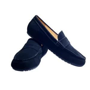 Professional Custom Factory Wholesale Price Women Casual Loafers Black Velvet Shoes