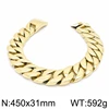45*3.1*0.85cm-collar dorado brillante
