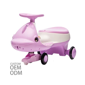 Wholesale 5 Wheel 2-in-1 Baby Car Toy New Design Slide and Swing Twisting Ride for Kids