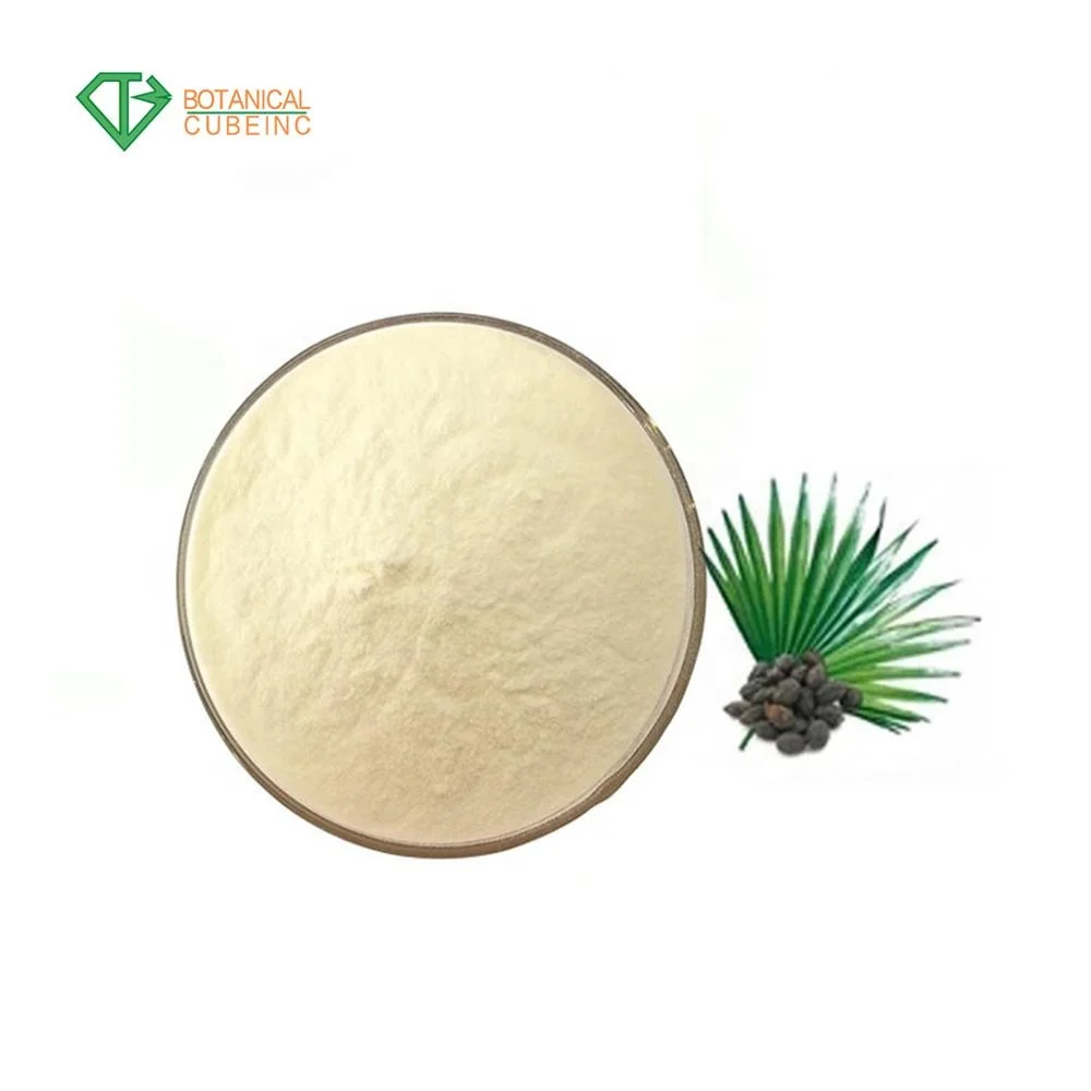 Vendita all'ingrosso 100% pure saw palmetto extract powder fatty acid 45% for saw palmetto capsules