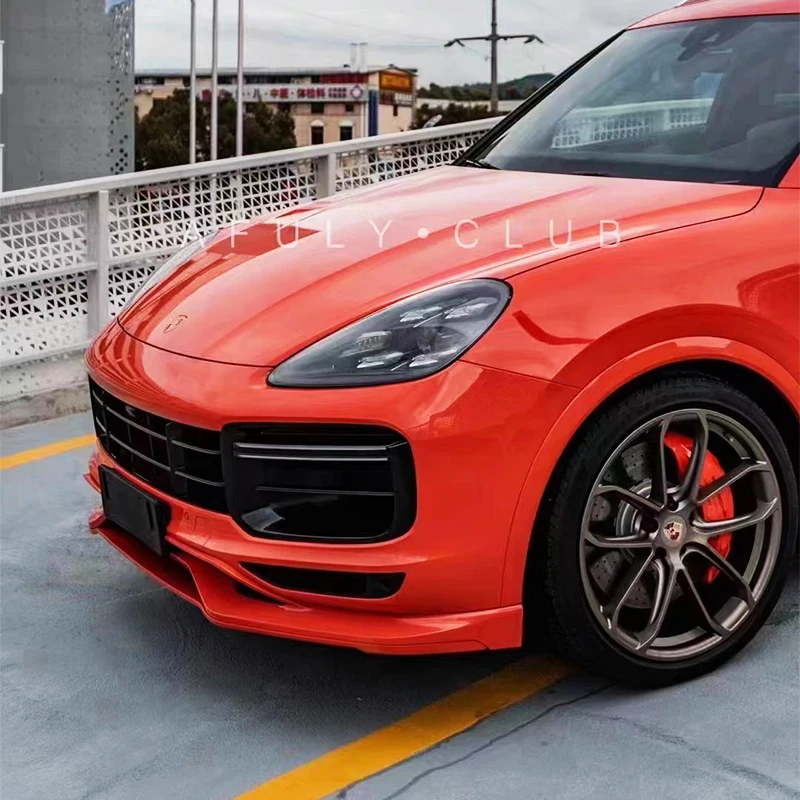 For Porsche 2018-2023 Cayenne Coupe Front Lip Body Kit Rear Bar Rear Lip Upgraded New Lower Guard 9YA 9Y0