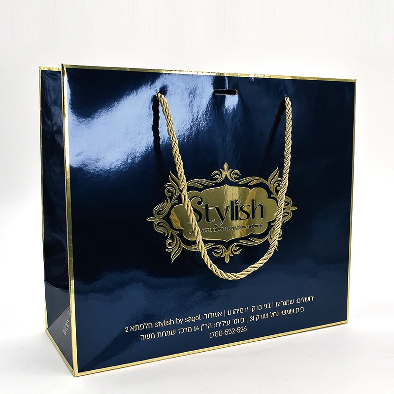Customized Luxury Premium Gift Bag with Exquisite Embossing Sponge Lining UV Coating Matt Lamination supplier