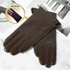 Dark brown (velvet lining) - xxl