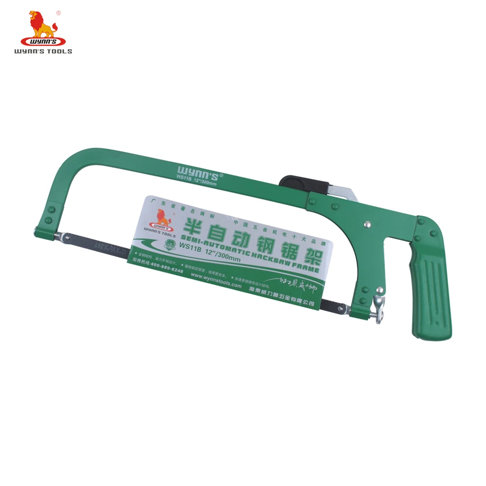 Chrome Plated Retractable Adjustable Hacksaw Frame with Steel Handle