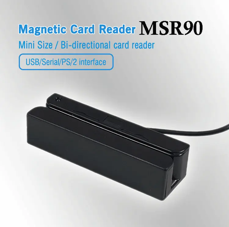 Mini Msr Machine Card Reader Usb Portable Magnetic Stripe Support ...