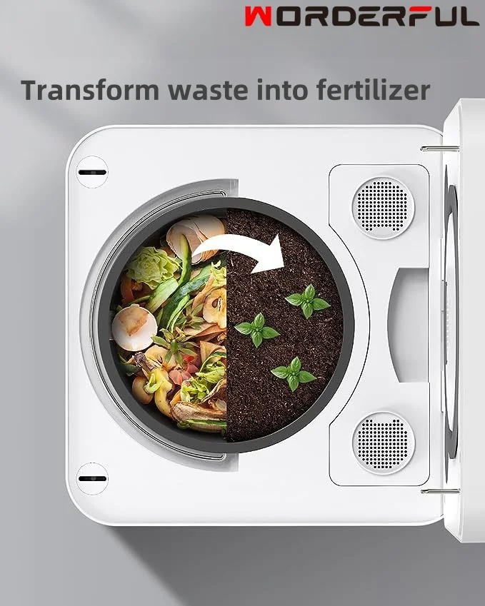 Electric Smart Food Waste Composter Turn Waste To Compost With A Single ...