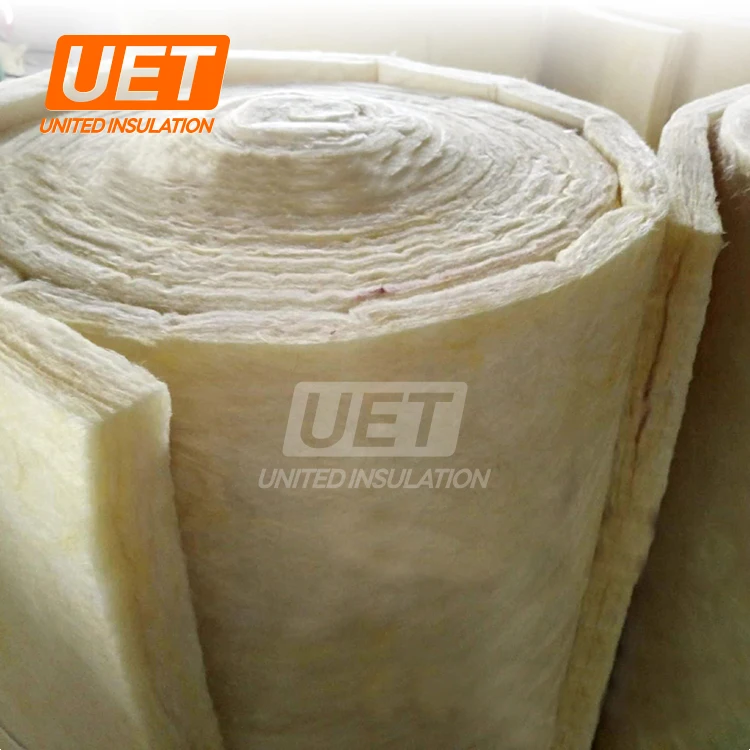 Fiberglass Wool Roll Insulation Sound-proofing Heat Insulation R25 R30 R38 350mm Wood Steel Frame House Glass Wool Blanket