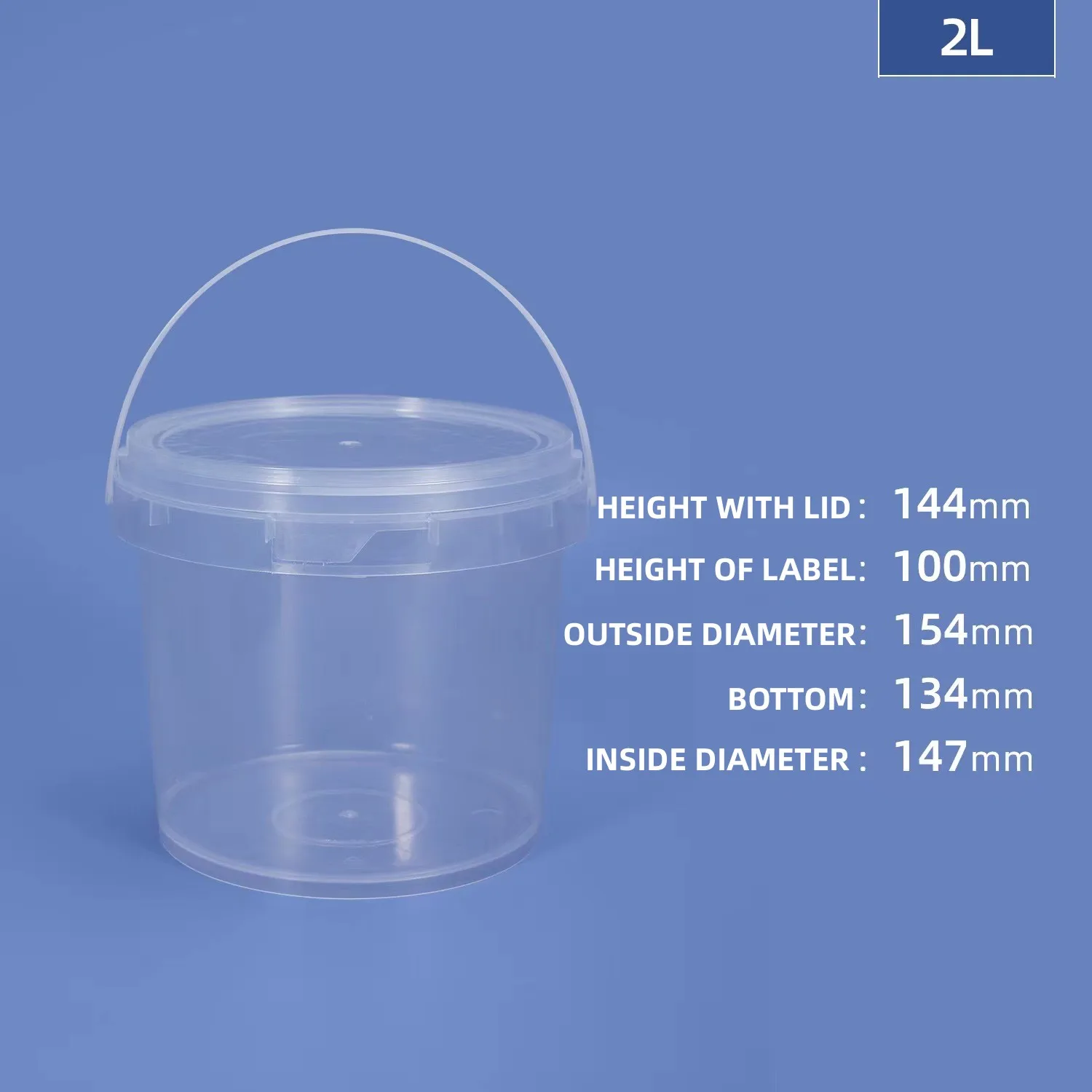 1 L Plastic Bucket Food Grade Bucket Buy 1 L Bucket For Food Product on