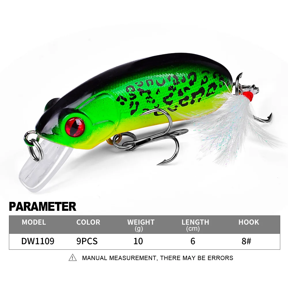 Top Quality Fishing Lures 62mm 10g