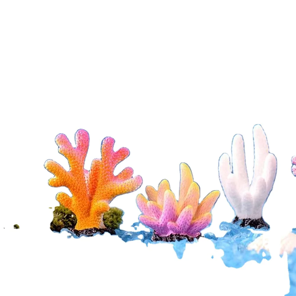 Binchil Pink Coral Shaped Decoration Ornament for Aquarium Fish Tank