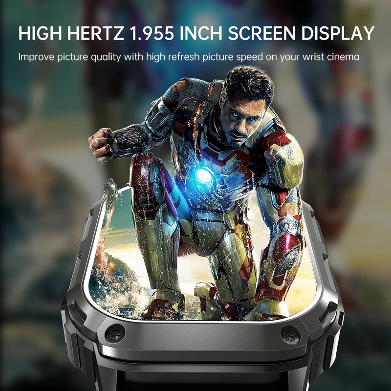 4G SIM GPS Smartwatch for Men 2G+16G Android 200W Camera Wifi Wireless Call Music Play I aperçu 6