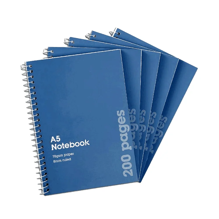 Wholesale Customizable Cheap School Paper Note Book Custom A4 A5 A6