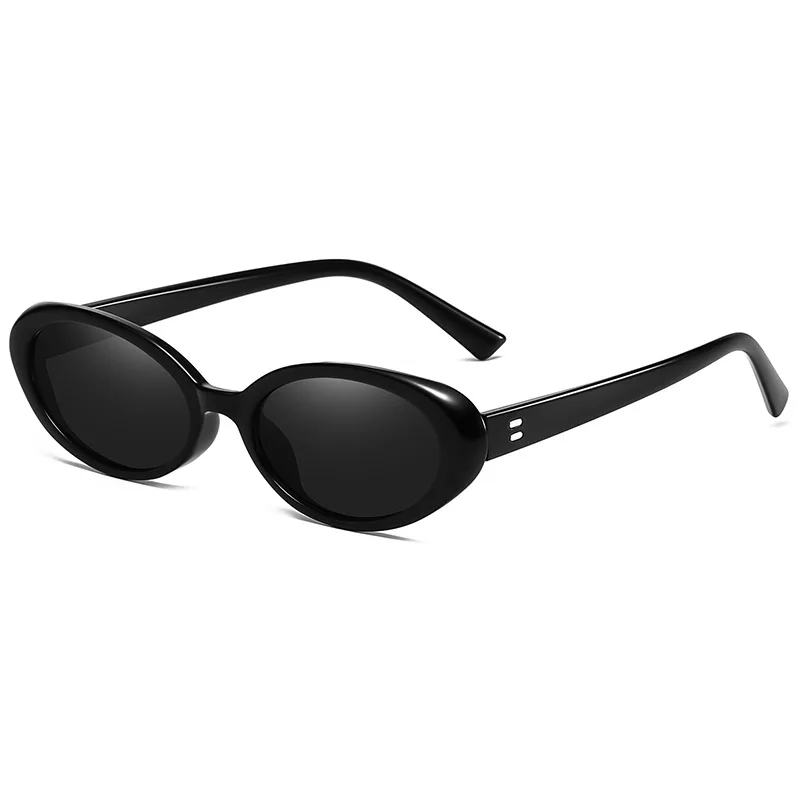 Oval Plastic Frame Sunglasses with UV Protection s-l400.jpg main image 4