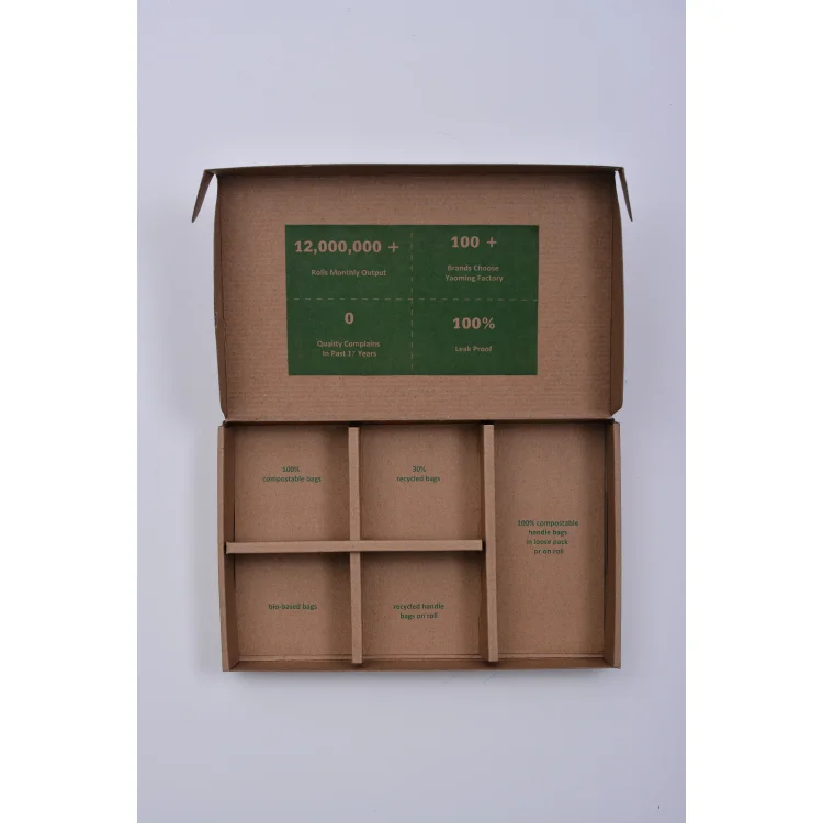 Biodegradable Eco Friendly Custom Private Label Portable 4 8 Rolls Compost Compostable Pla Pet Dog Poop Waste Bag for Training