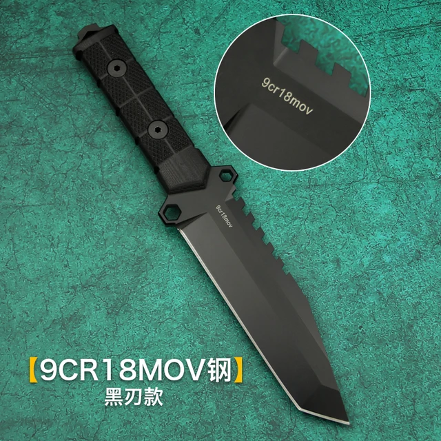 High Hardness Rambo Knife Couteau Csgo Stainless Steel Full Tang Rescue