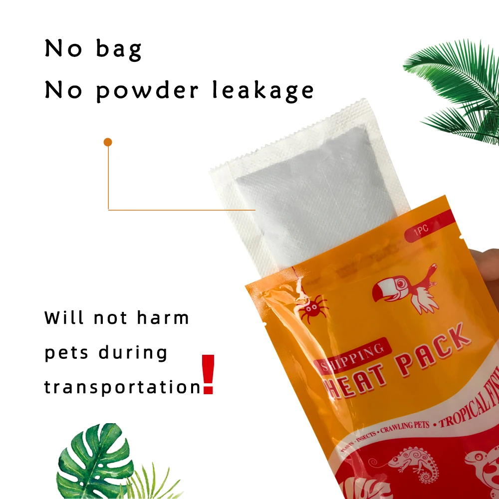Disposable Reptile Heat Pack Warmer Pack For Transport Shipping Reptile