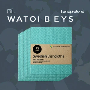 Wholesale Foamstar Microfiber Swedish Dish Cloth Non-Scratch Square Cellulose Sponge Multi-Purpose Vehicle Washing Polyamide