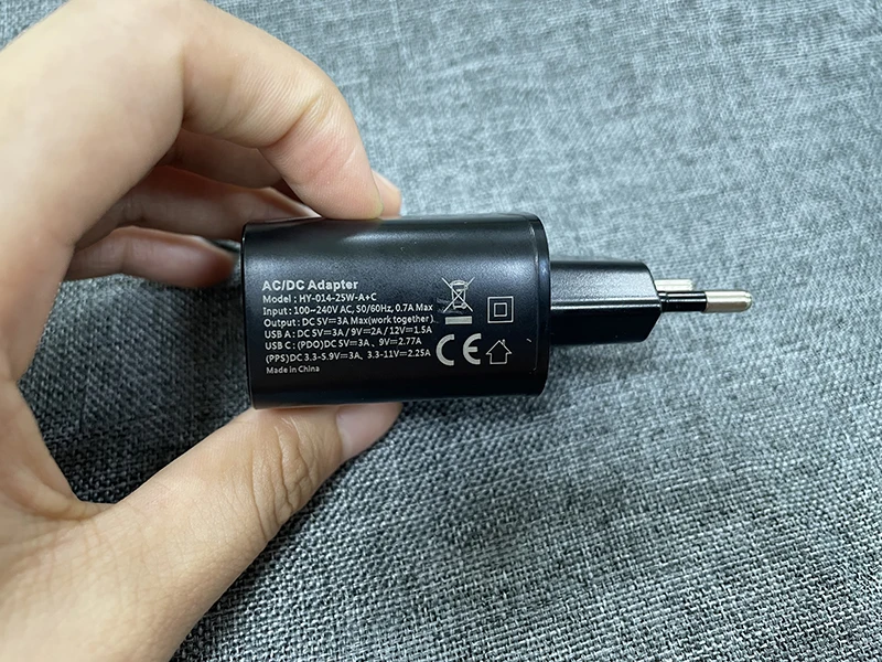 Новое поступление 25 Вт 3,0 PD PPS protocol KC CE FCC сертифицированное быстрое зарядное устройство оптом дешевое Прямая продажа с завода