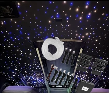 Romantic Car Panoramic Starry Sky Sunroof Light Music Rhythm Follow Car  Starry Sky Roof Ceiling Star Interior Decoration
