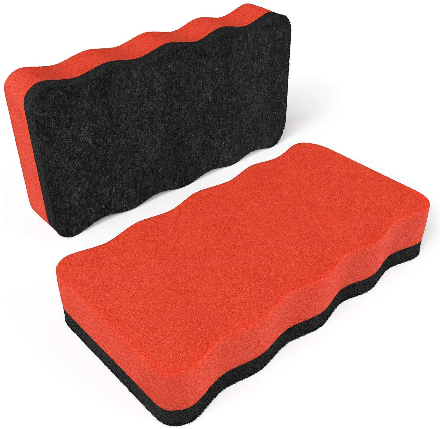 Magnetic Dry-Erase Board Foam Erasers, Set of 10