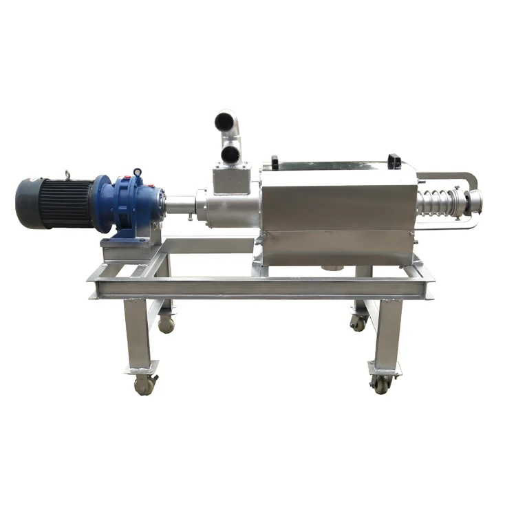 Automatic Cow Dung Drying Machine Chicken Horse Poultry Manure Dewatering Machine