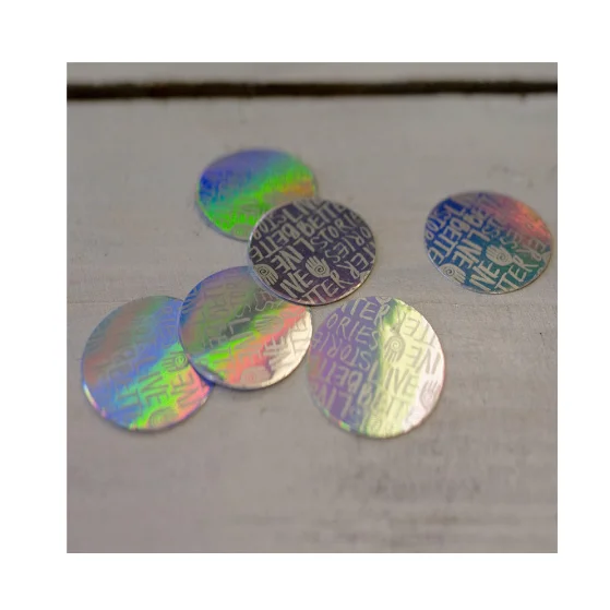 Custom high quality printing Cheap Self Adhesive hologram security stickers