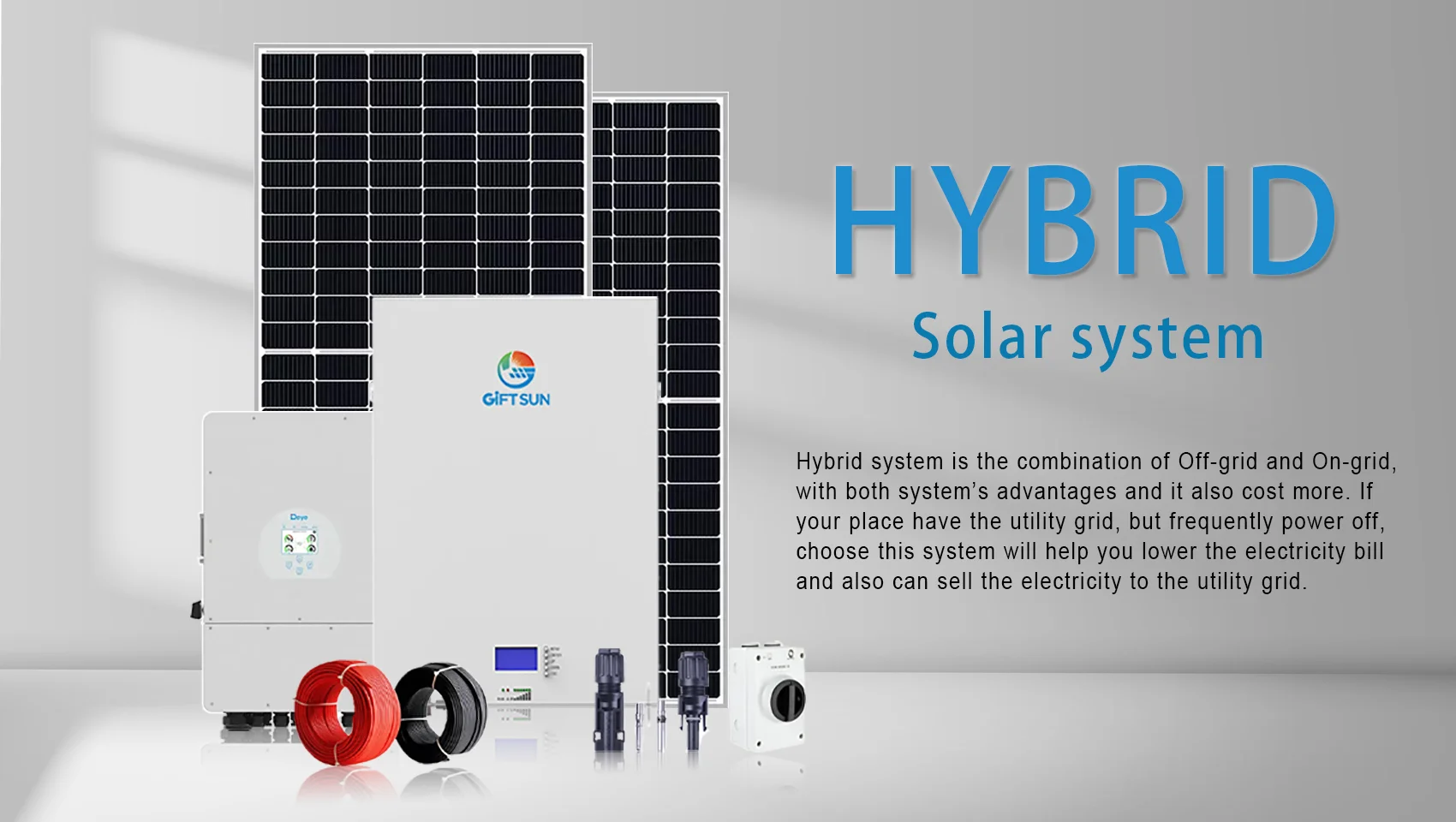 Complete Set Solar Panel Power System 3kw 5kw 6kw 8kw 10kw Hybrid Solar System For Home Buy 1198