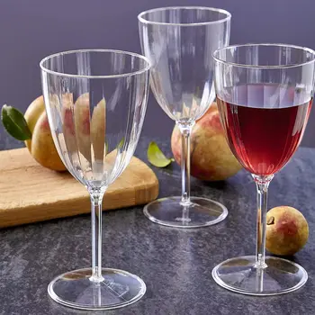 Top-level Latest Design Reusable Plastic Custom Wine Glass Unbreakable Polycarbonate Wine Glasses
