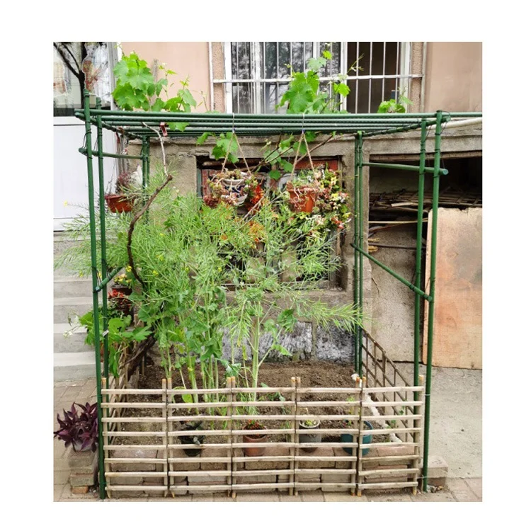 Sttze Aus Kunststoffbeschichtetem Stahl Fr Gemse Und Pflanzen -  Verschiedene Gren Pflanzsttze Garten