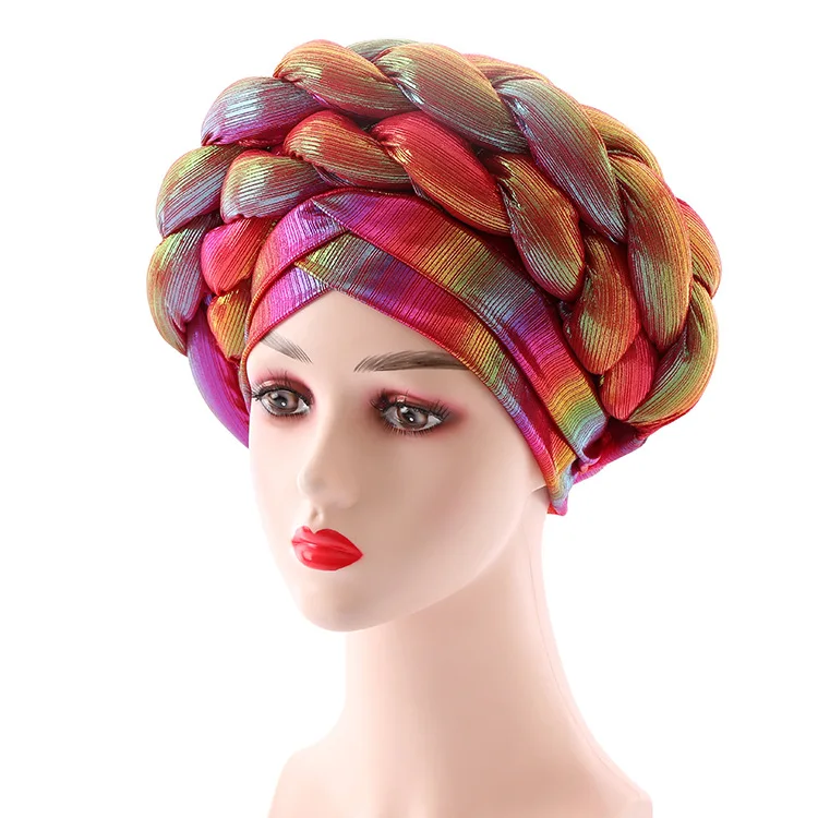 2021 New Style Braid Muslim Turban Hat 
