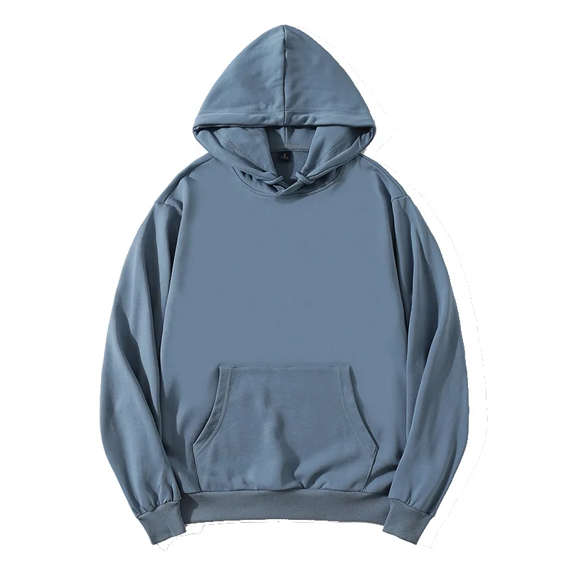 Factory Wholesale Custom Logo Blank Hoodies Polyester Plain Hoodies Men