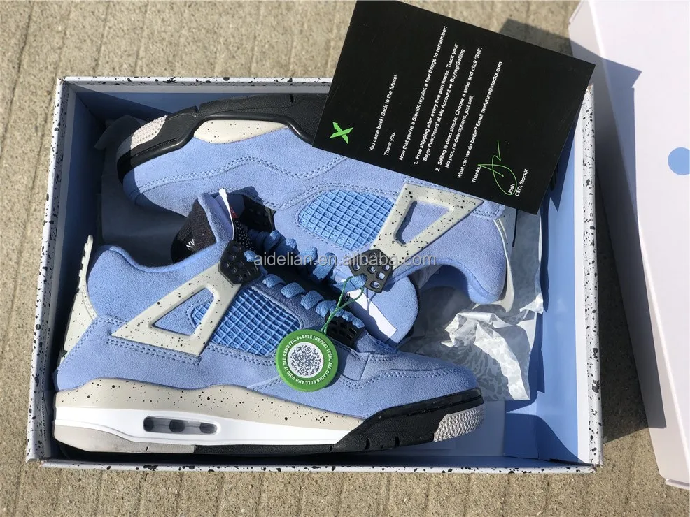 Jordan 4 University Blue Купить Оригинал