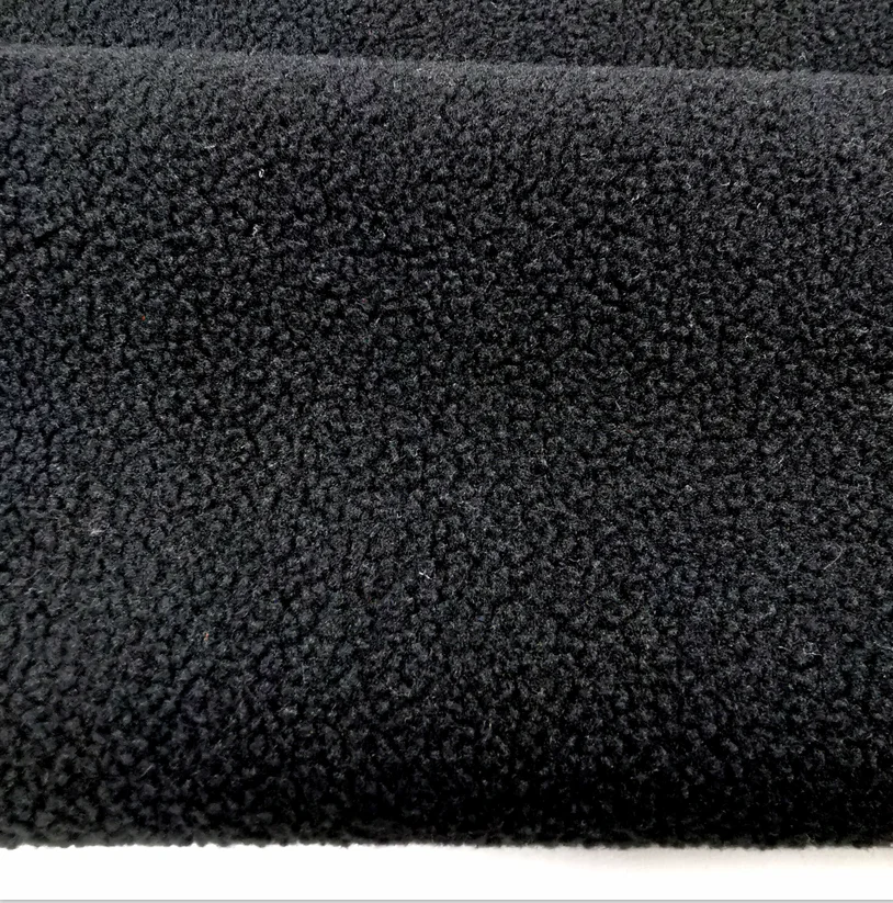 Micro Fleece fabric one side brushed fleece poly fleece high quality  breathable fabric for garment coat sofa