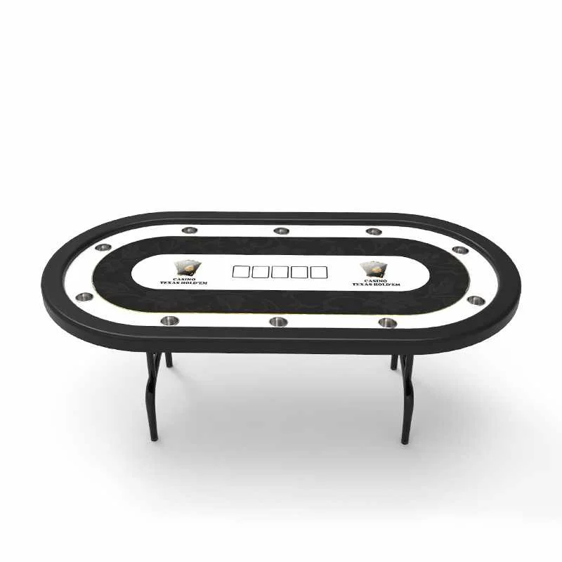 Высококачественный деревянный стол YH на 10 персон складной покерный с индивидуальным