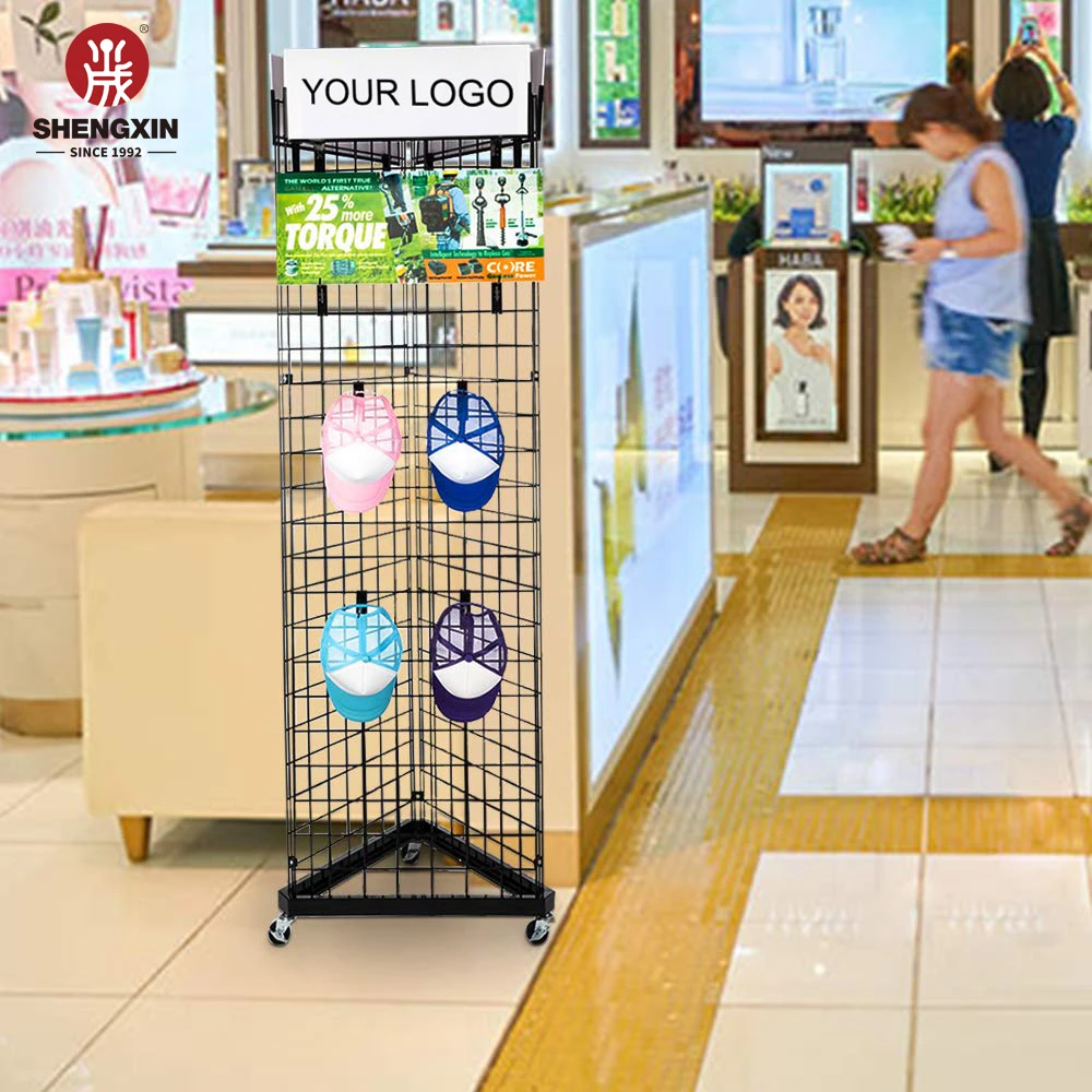 Factory Customized Gridwall Panel Display Stand Wall Organizer Grid Wall Panels Retail Display Rack Craft Show Wire Grid Wall