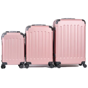 Luggage Factory 360 Degree Travel Suitcase Luggage  Sets Cart ABS Luggage 3 Pcs