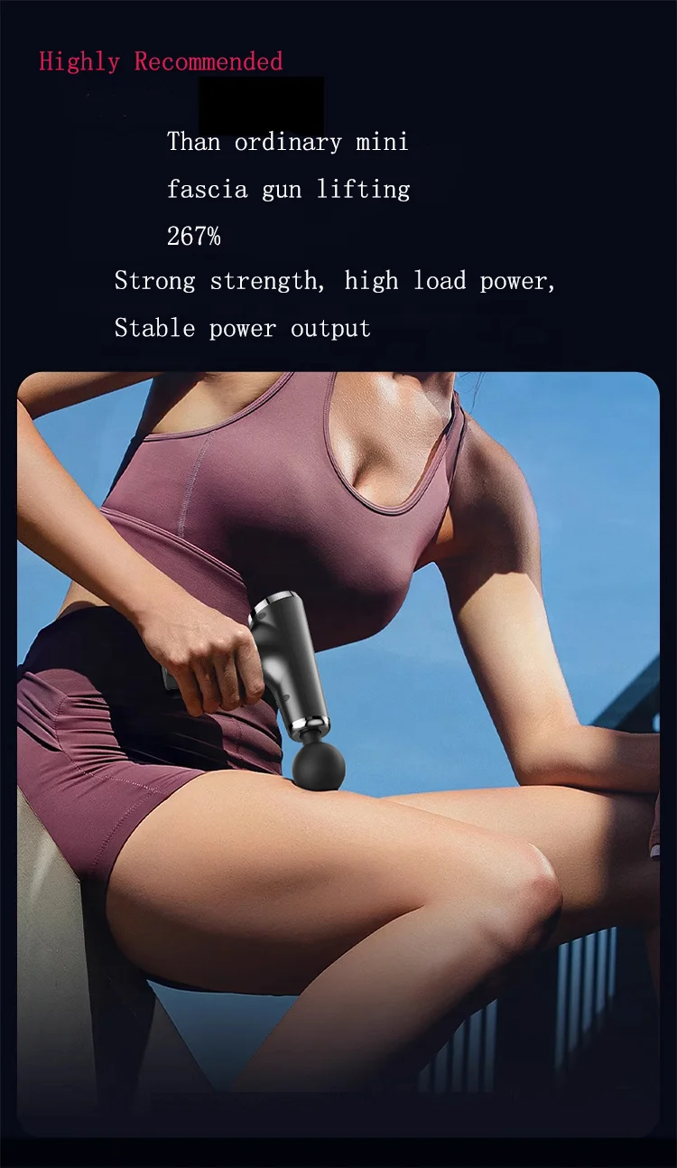 2024 New Design Handheld Body Massage Gun Massager Relax Muscle Best Massage Gun