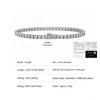 4.5mm Moissanite Bracelet + GRA Certificate
