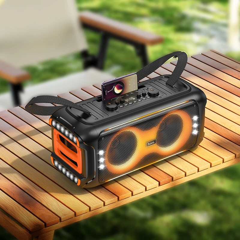 Hoco HA9 Kayman Dual-mic Outdoor Bluetooth 5.4 Speaker description image 2