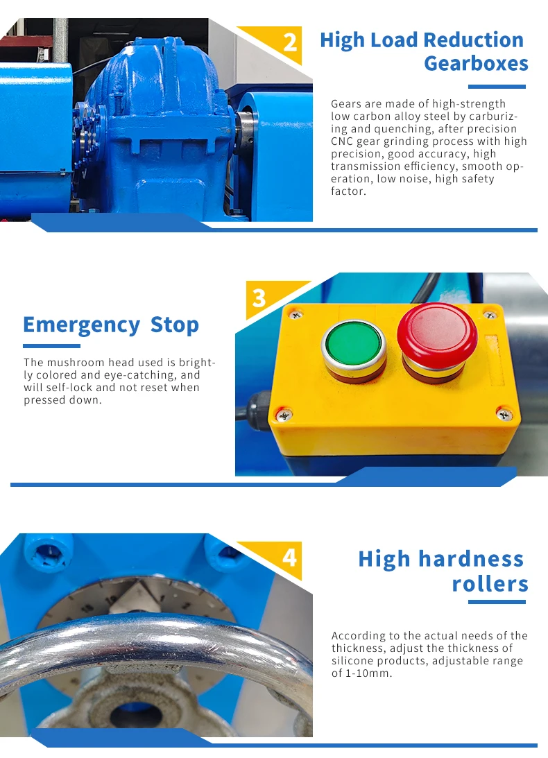 Rubber Milling Machine 380V/3P/50HZ with 15-20r/min Speed and 1-10mm Roller Distance for Efficient Rubber Refining