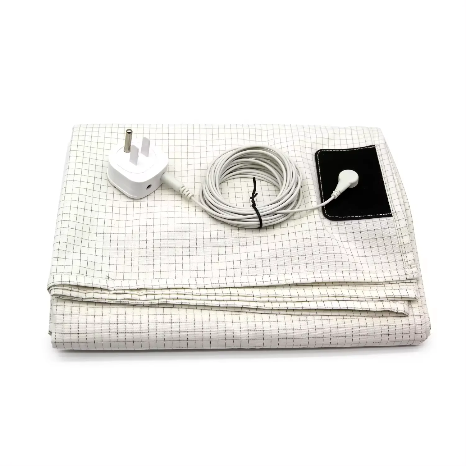 Grounding Bed Sheet With 10% Silver Fiber, Conductive Grounding Sheet For Better Sleeping Grounding Sheets With Grounding Cords 36 91 Inch