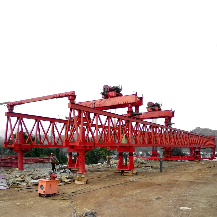 160t 45m Segment Viaduct Construction Beam Bridge Girder Erection Launcher Crane