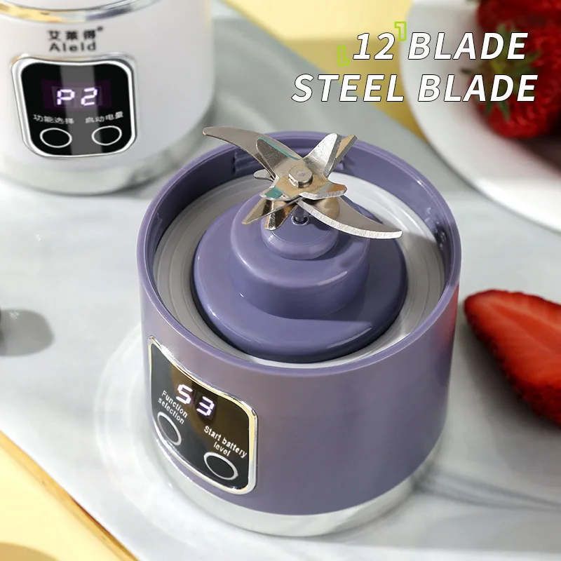 Small Household Juicer Cup, Cross-border Multifunctional Portable Fully Automatic Juicer, Large Capacity Juicer, Rechargeable