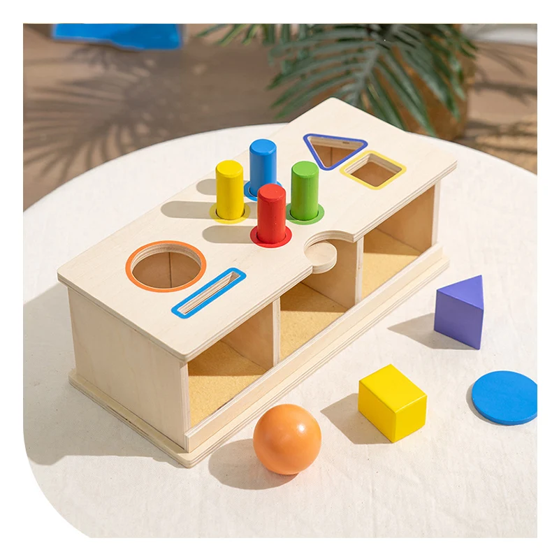 Vente en gros CPC CE Jouets pour enfants Jouets éducatifs en bois pour l'apprentissage précoce Jouets pédagogiques Jouets Montessori Jouets pour bébé de 1 an