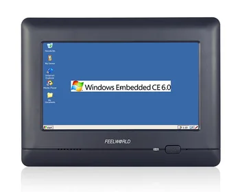 Feelworld RS232 RS485 7'' Industrial Winmate Embedded Panel PC Portable Monitor with LAN Port detail image