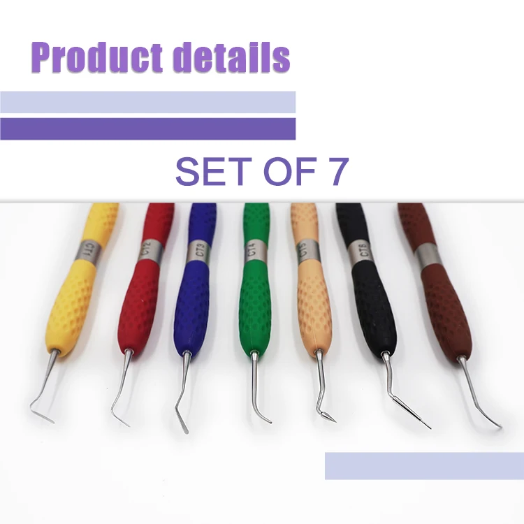 Dental Resin Filler Aesthetic Restoration Kit for Resin Knife Plastic Double Ended Filler Instrument Dentist Filling Tools