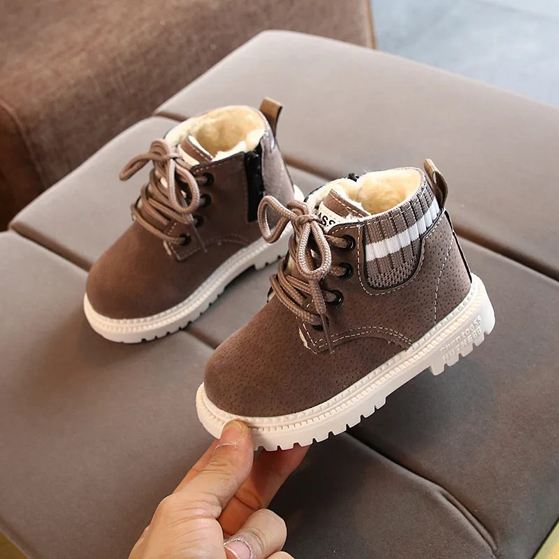 Baby Girls Boys Snow Boots Autumn Winter Kids Outdoor Casual Warm Shoes ...