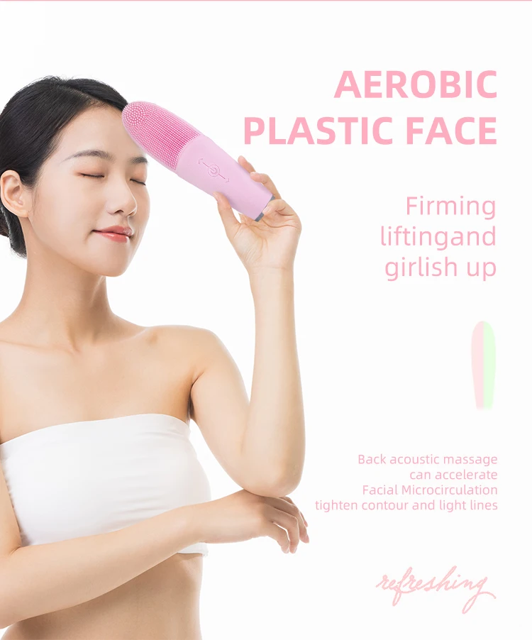 Ultrasonic Electric Face Cleansing Brush Facial Brush Sonic Face