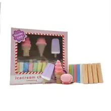 Ice Cream Sidewalk Chalk Set Jumbo Colored Chalk