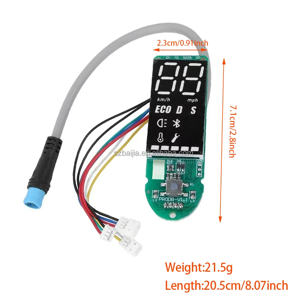M365 1S Pro Pro2 xiaomi Board Switch Panel Upgrade Circuit Board Dashboard for M365 1S Pro Pro2 Electric Scooter Spare Parts